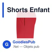 Shorts Enfant Rudig - Miniature 3