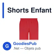 Shorts Enfant Rudig - Miniature 8