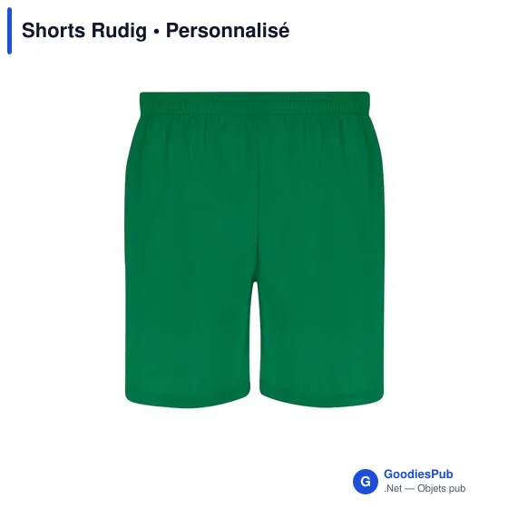 Short de sport personnalisable Rudig avec logo - Image 5