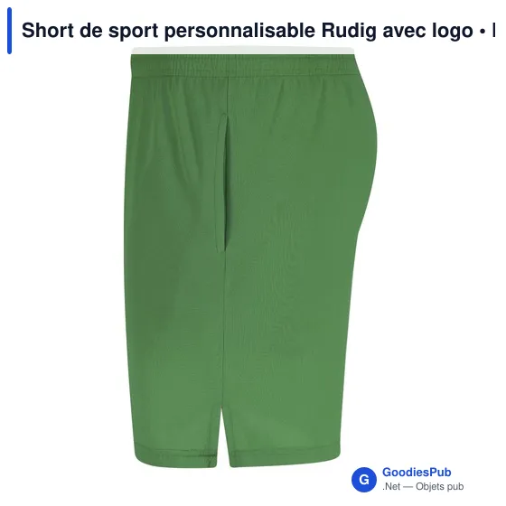 Short de sport personnalisable Rudig avec logo - Image 8