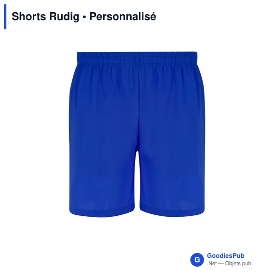 Short de sport personnalisable Rudig avec logo - Image 9