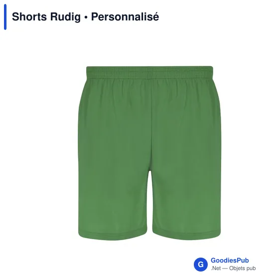 Short de sport personnalisable Rudig avec logo - Image 10