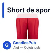 Short de sport personnalisable Tecnic Gerox avec logo - Miniature 5