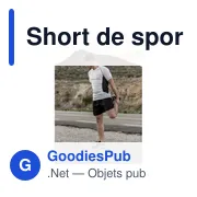 Short de sport personnalisable Tecnic Gerox avec logo - Miniature 7