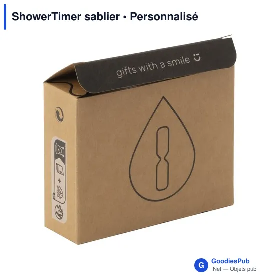 Sablier de douche personnalisable avec logo - ShowerTimer - Image 4