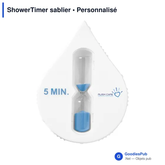 Sablier de douche personnalisable avec logo - ShowerTimer - Image 5