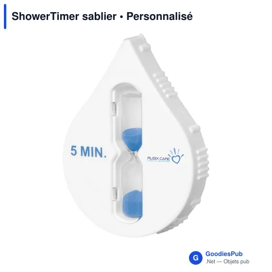 Sablier de douche personnalisable avec logo - ShowerTimer - Image 6