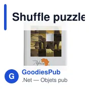 Puzzle mobile personnalisable avec logo - Shuffle puzzle mobile - Miniature 3