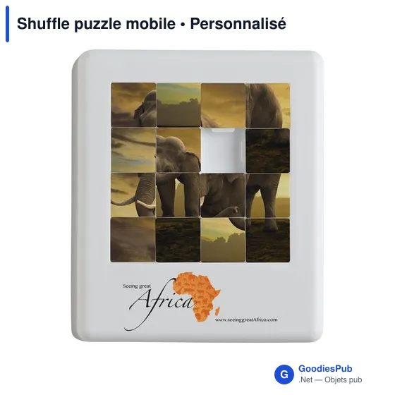 Puzzle mobile personnalisable avec logo - Shuffle puzzle mobile - Image 3
