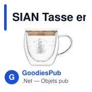 SIAN Tasse en verre à double paroi - Miniature 2
