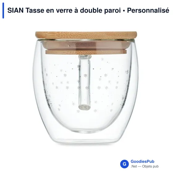 SIAN Tasse en verre à double paroi - Image 5