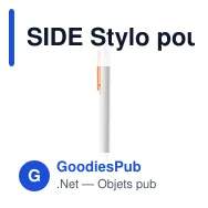 SIDE Stylo poussoir en ABS recyclé - Miniature 11