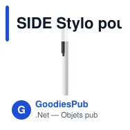 SIDE Stylo poussoir en ABS recyclé - Miniature 5