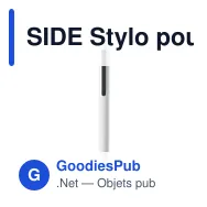 SIDE Stylo poussoir en ABS recyclé - Miniature 7