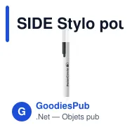 SIDE Stylo poussoir en ABS recyclé - Miniature 8