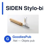 SIDEN Stylo-bille twist dans un tube - Miniature 4
