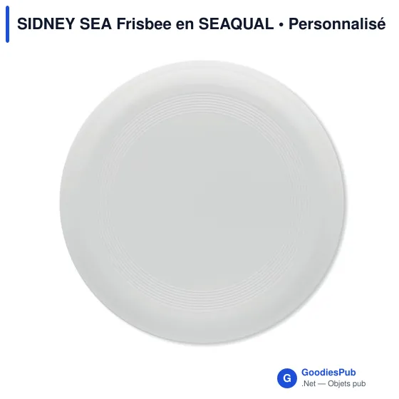 Frisbee personnalisable SIDNEY SEA avec logo en matériau SEAQUAL - Image 2
