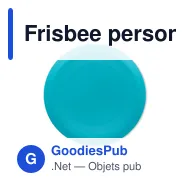 Frisbee personnalisable SIDNEY SEA avec logo en matériau SEAQUAL - Miniature 11
