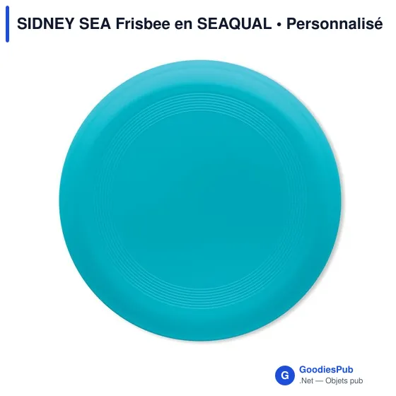 Frisbee personnalisable SIDNEY SEA avec logo en matériau SEAQUAL - Image 11
