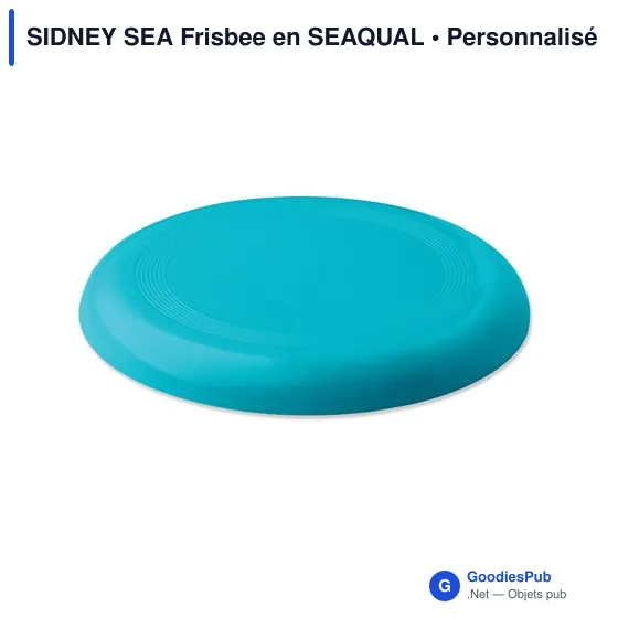 Frisbee personnalisable SIDNEY SEA avec logo en matériau SEAQUAL - Image 12