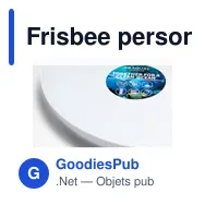 Frisbee personnalisable SIDNEY SEA avec logo en matériau SEAQUAL - Miniature 4