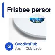 Frisbee personnalisable SIDNEY SEA avec logo en matériau SEAQUAL - Miniature 6