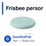 Frisbee personnalisable SIDNEY SEA avec logo en matériau SEAQUAL - Miniature 7