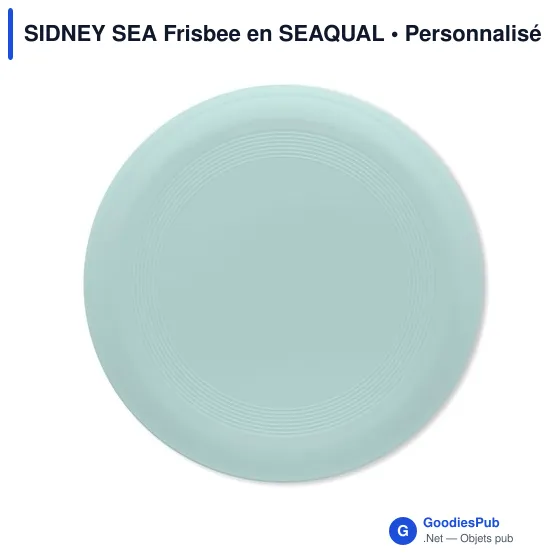 Frisbee personnalisable SIDNEY SEA avec logo en matériau SEAQUAL - Image 8