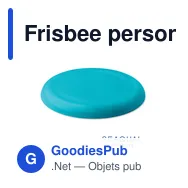 Frisbee personnalisable SIDNEY SEA avec logo en matériau SEAQUAL - Miniature 10