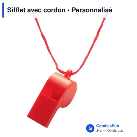 Sifflet avec cordon