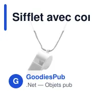 Sifflet avec cordon - Miniature 11