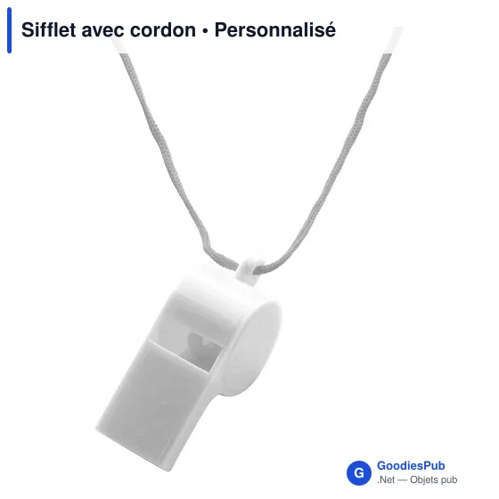 Sifflet avec cordon - Image 11