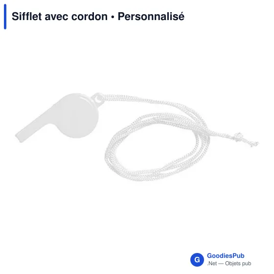 Sifflet avec cordon - Image 12