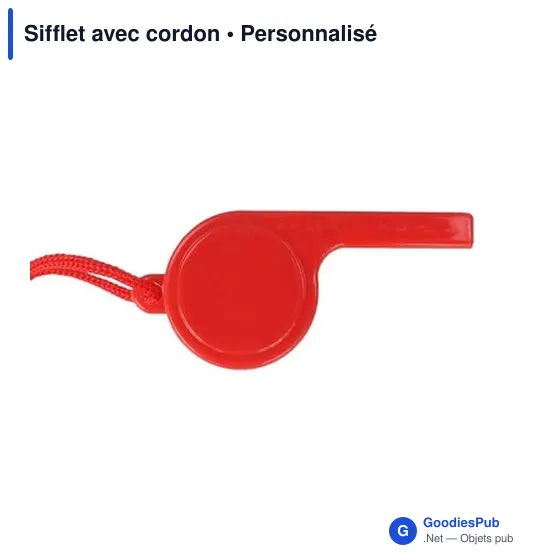 Sifflet avec cordon - Image 3