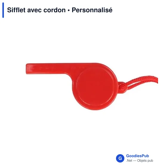 Sifflet avec cordon - Image 4