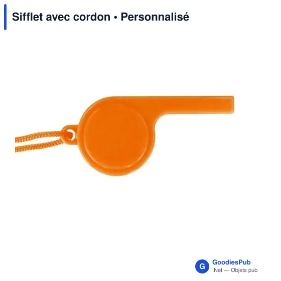 Sifflet avec cordon - Image 6