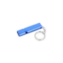Variante Bleu - Sifflet d'urgence personnalisable en aluminium avec logo - 4 couleurs