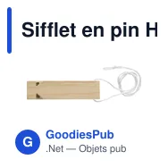 Sifflet en pin Holden - Miniature 1
