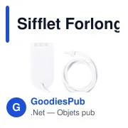 Sifflet Forlong personnalisable avec logo pour objets publicitaires - Miniature 1
