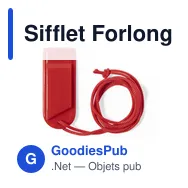 Sifflet Forlong personnalisable avec logo pour objets publicitaires - Miniature 11