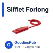 Sifflet Forlong personnalisable avec logo pour objets publicitaires - Miniature 12