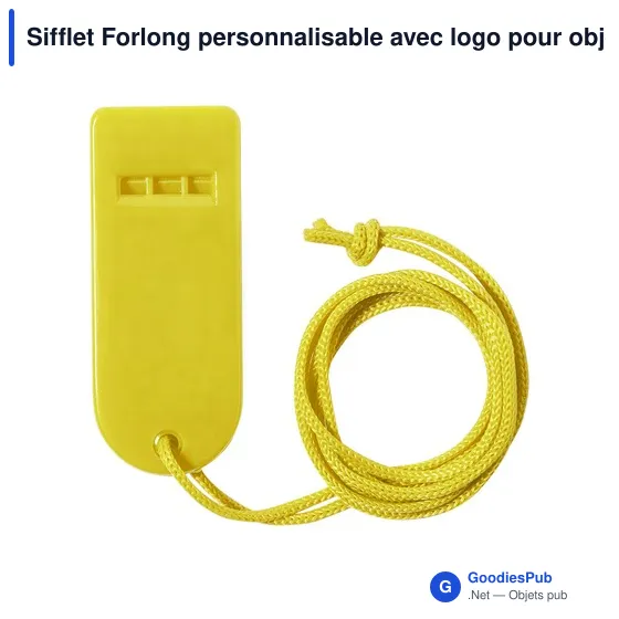 Sifflet Forlong personnalisable avec logo pour objets publicitaires - Image 7