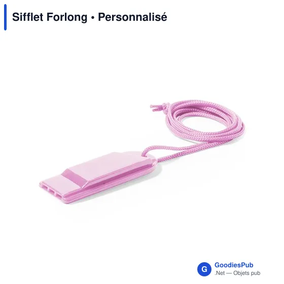 Sifflet Forlong personnalisable avec logo pour objets publicitaires - Image 8