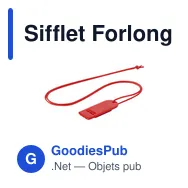Sifflet Forlong personnalisable avec logo pour objets publicitaires - Miniature 9