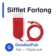 Sifflet Forlong personnalisable avec logo pour objets publicitaires - Miniature 10