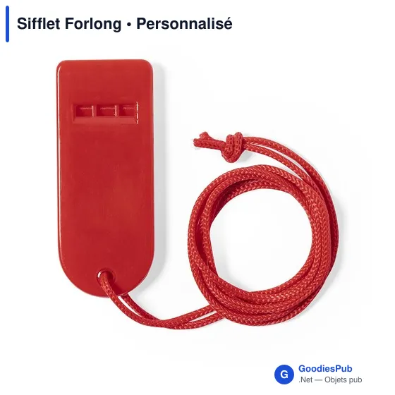 Sifflet Forlong personnalisable avec logo pour objets publicitaires - Image 10