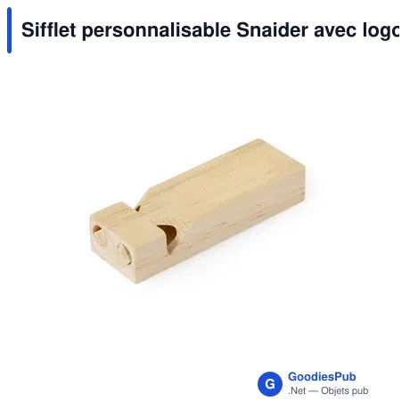 Sifflet personnalisable Snaider avec logo pour objets publicitaires