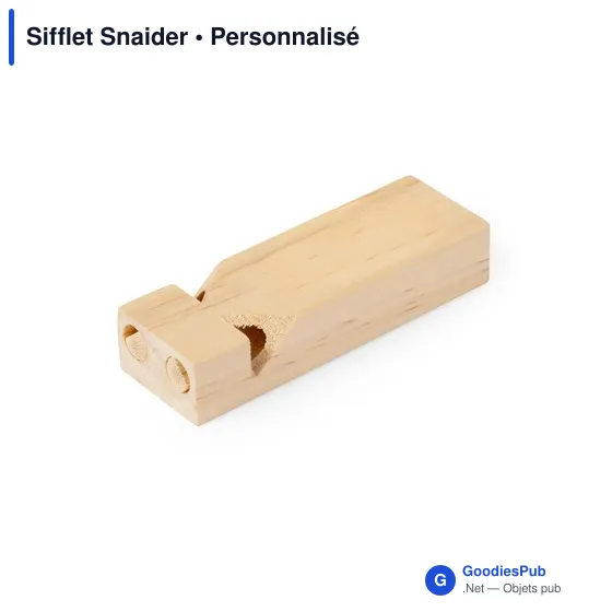 Sifflet personnalisable Snaider avec logo pour objets publicitaires - Image 2