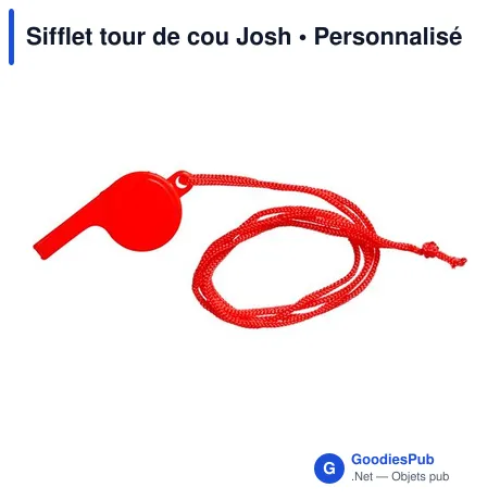 Sifflet tour de cou Josh