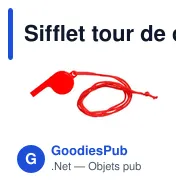Sifflet tour de cou Josh - Miniature 11